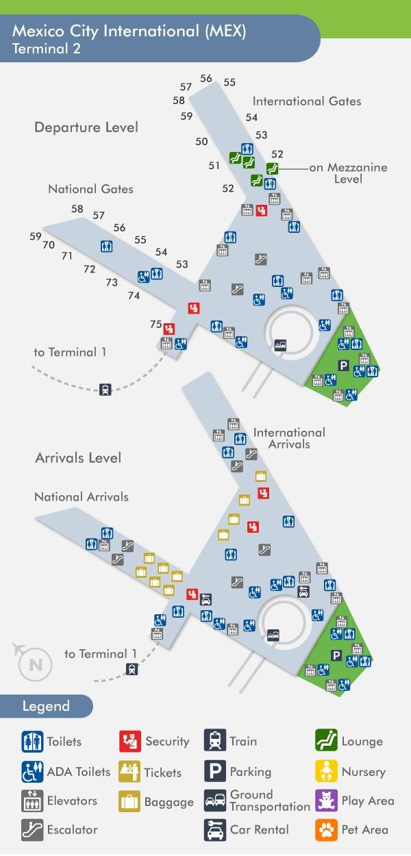 mex terminal 2 mappa