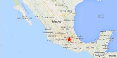 Capitale del Messico la mappa