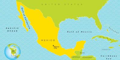 Una mappa di Città del Messico